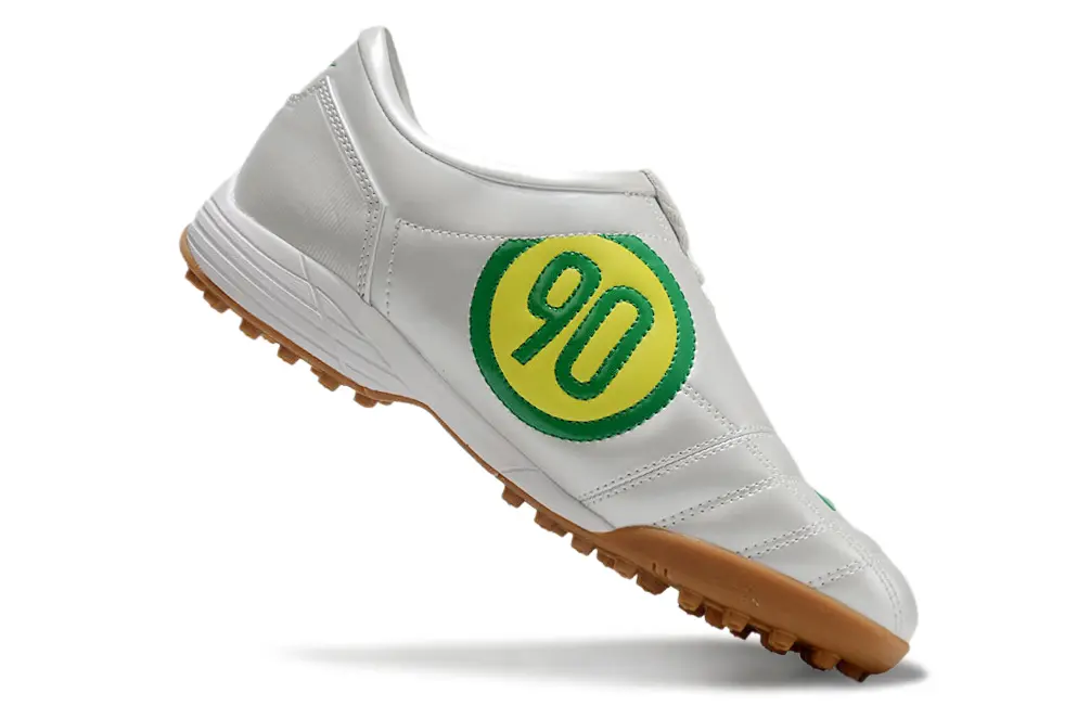 Nike Total 90 III TF - White/Vibrant Green/Light Brown