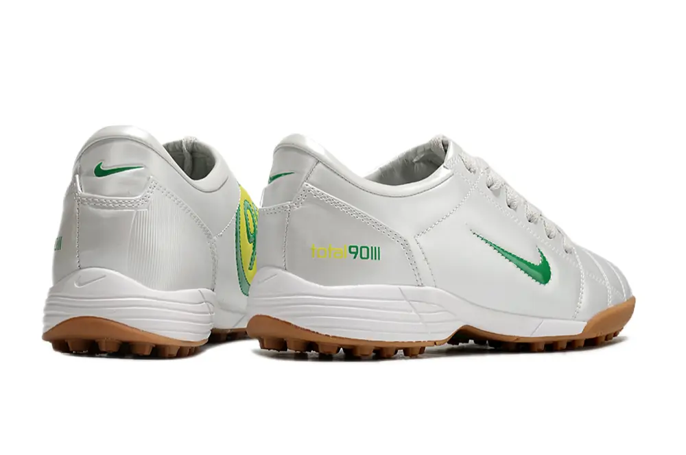 Nike Total 90 III TF - White/Vibrant Green/Light Brown