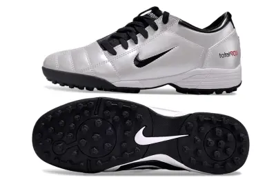 Nike Total 90 III TF - Silver/Glossy Silver/Classic Black