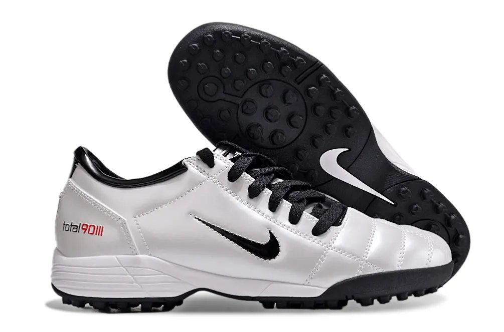 Nike Total 90 III TF - Silver/Glossy Silver/Classic Black