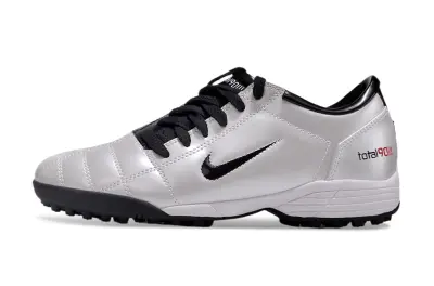 Nike Total 90 III TF - Silver/Glossy Silver/Classic Black