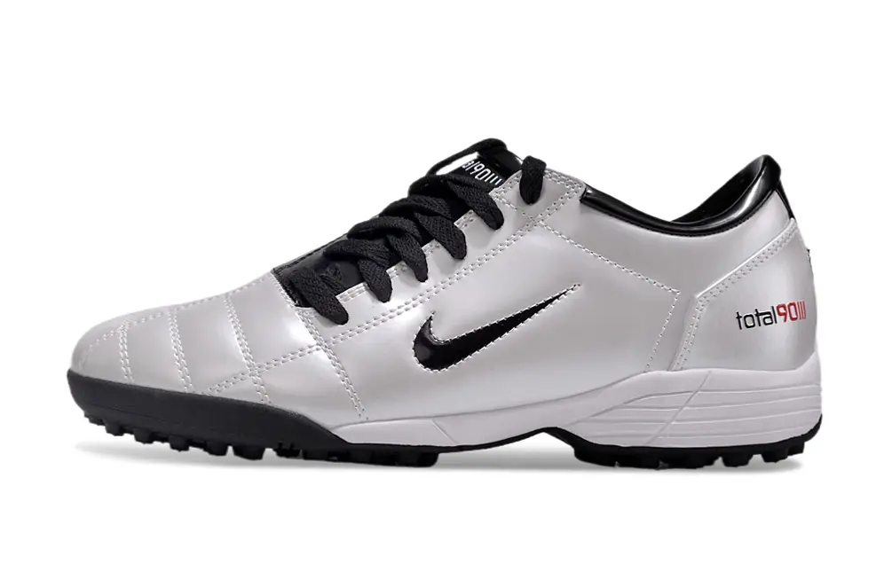 Nike Total 90 III TF - Silver/Glossy Silver/Classic Black