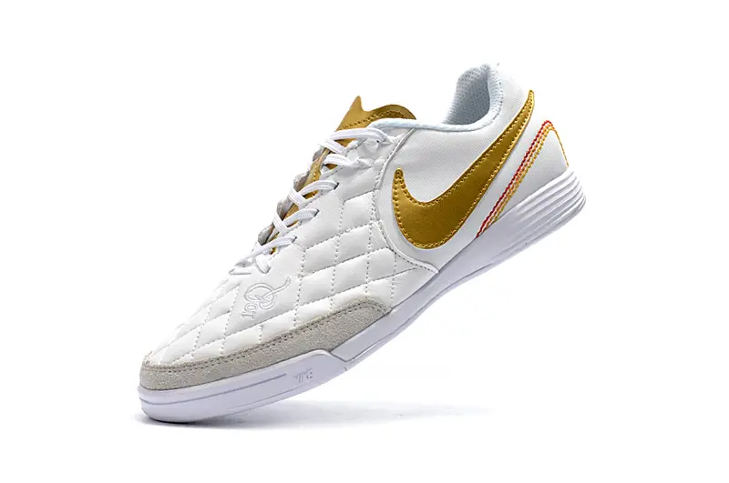 Nike Tiempo Ligera IV 10R IC - White/Gold Accent/White Base