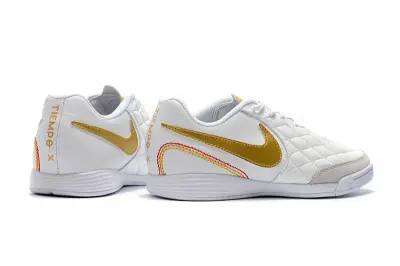 Nike Tiempo Ligera IV 10R IC - White/Gold Accent/White Base