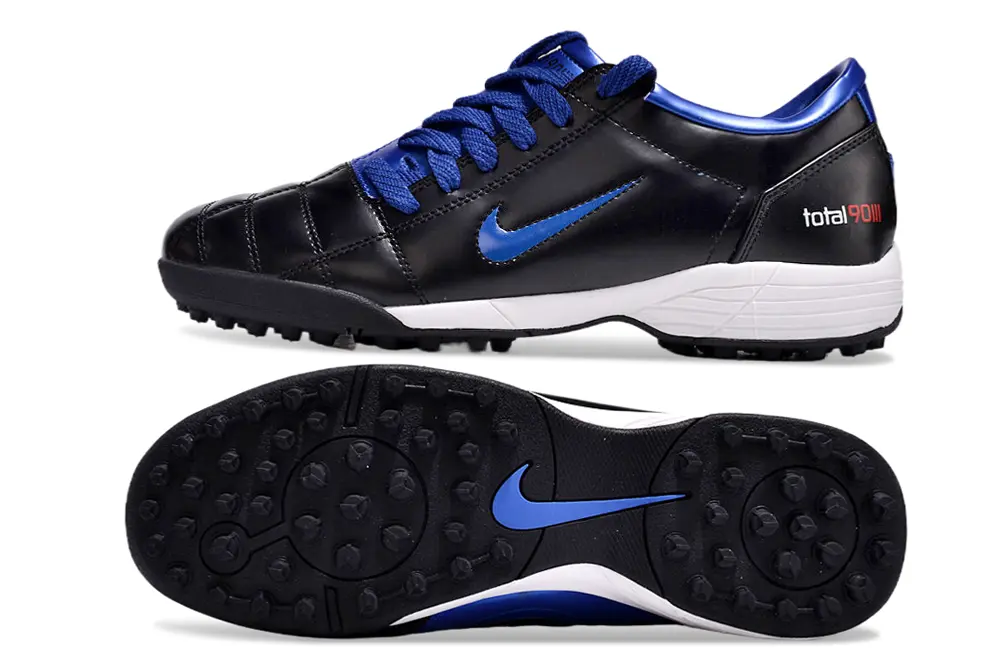 Nike Total 90 III TF - Black/Electric Blue/Jet Black