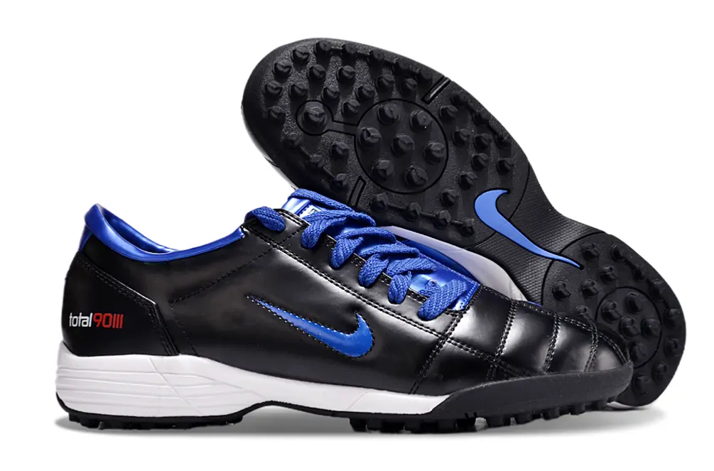 Nike Total 90 III TF - Black/Electric Blue/Jet Black