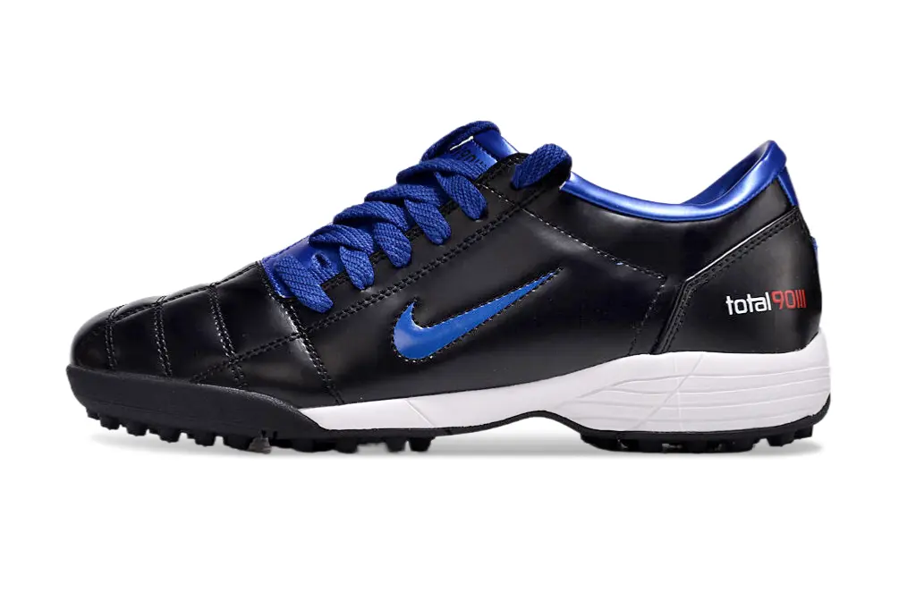 Nike Total 90 III TF - Black/Electric Blue/Jet Black