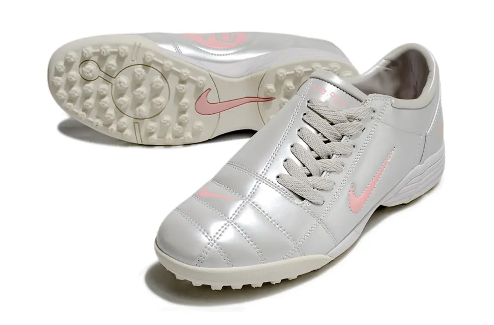 Nike Total 90 III TF - Gray/Soft Pink/Light Gray