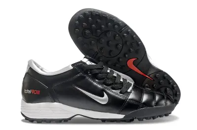 Nike Total 90 III TF - Black/Sleek Black/Red Accent