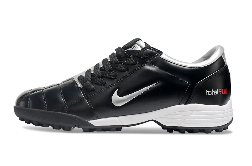 Nike Total 90 III TF - Black/Sleek Black/Red Accent