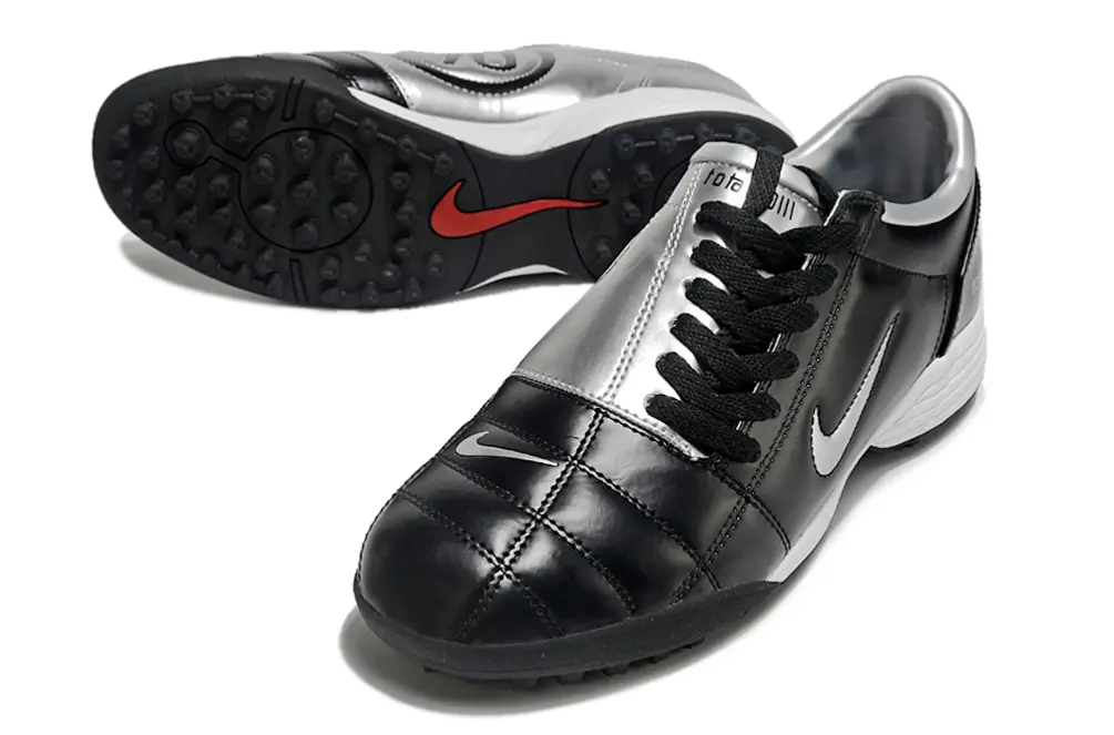 Nike Total 90 III TF - Black/Sleek Black/Red Accent