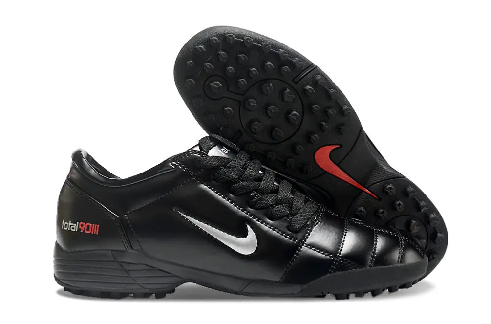 Nike Total 90 III TF - Black/Midnight Black/Red Hot