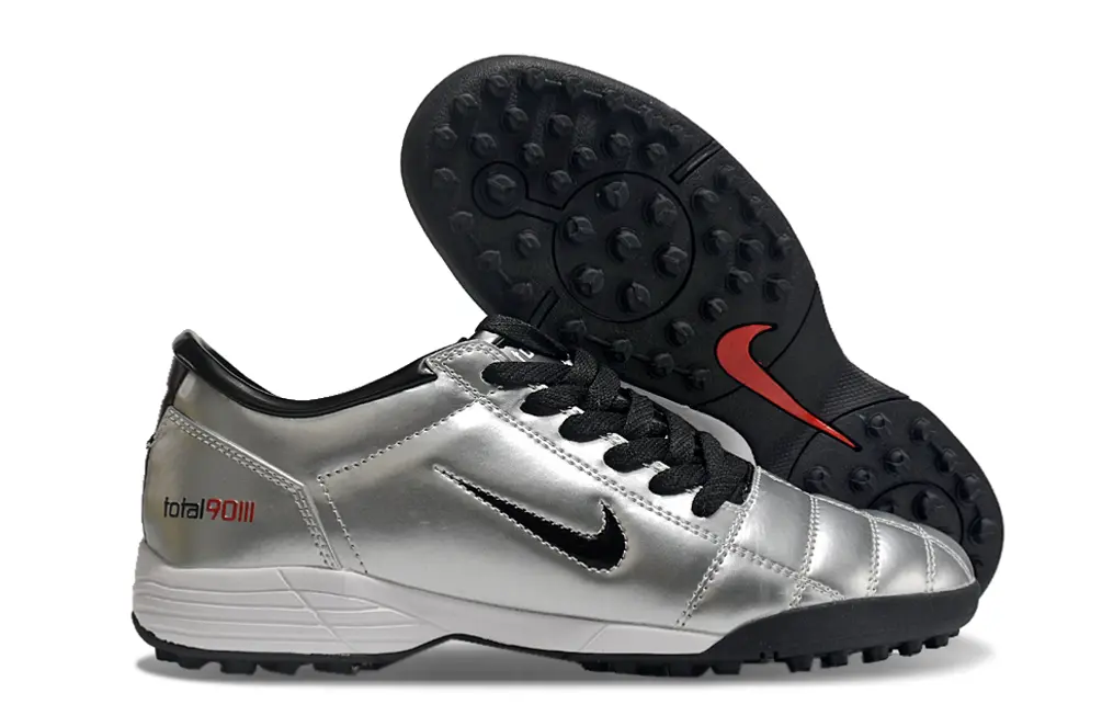Nike Total 90 III TF - Silver/Metallic Silver/Black