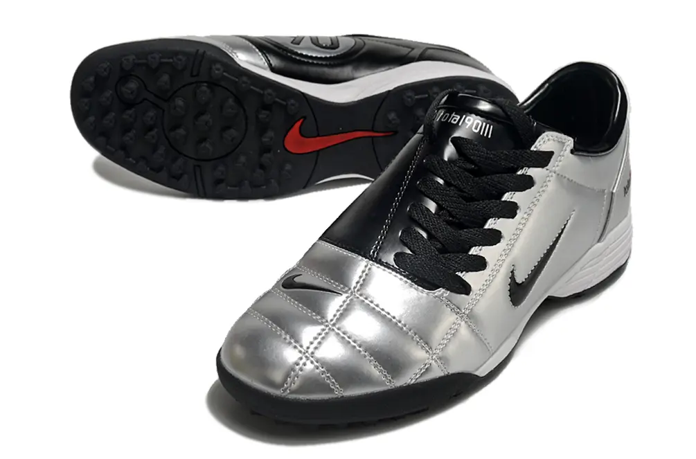 Nike Total 90 III TF - Silver/Metallic Silver/Black