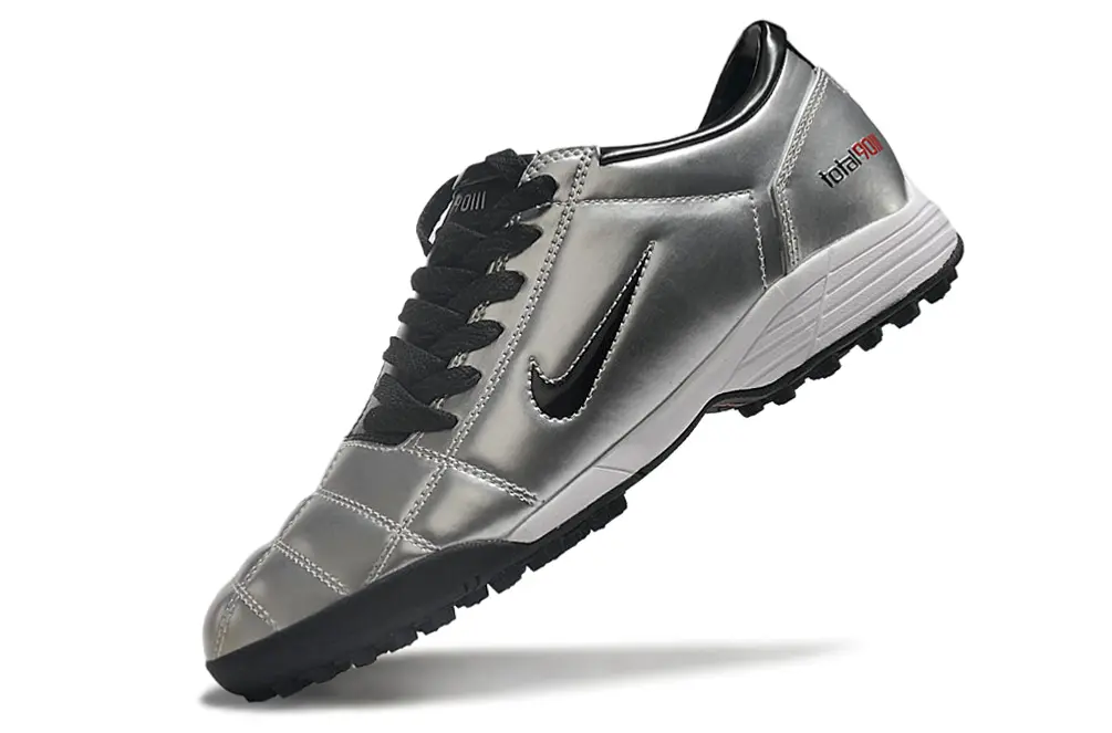 Nike Total 90 III TF - Silver/Metallic Silver/Black