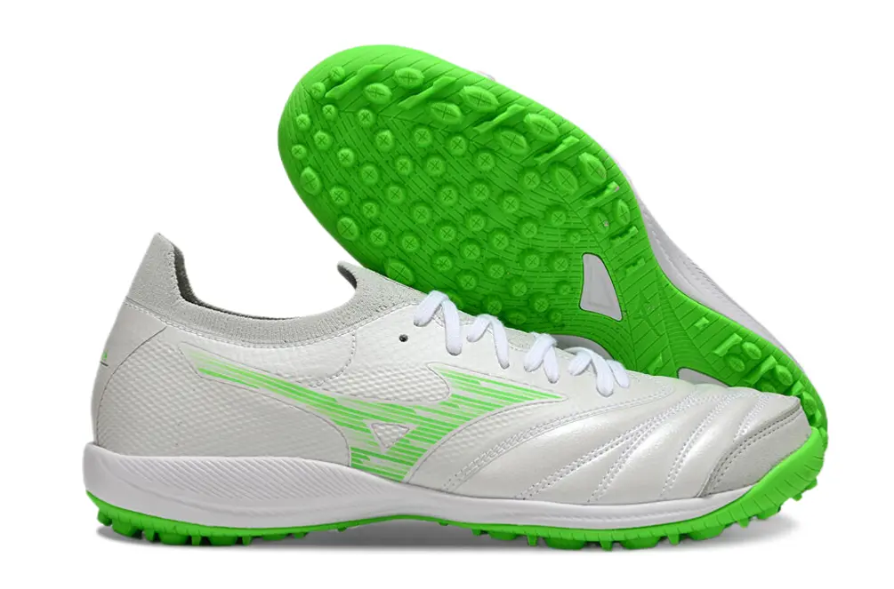 Mizuno Morelia Neo 3 Pro TF - White/Electric Green/Light Grey
