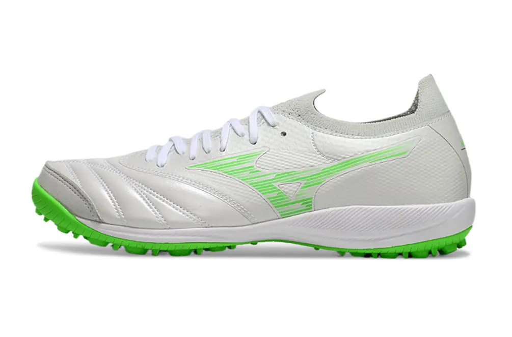 Mizuno Morelia Neo 3 Pro TF - White/Electric Green/Light Grey
