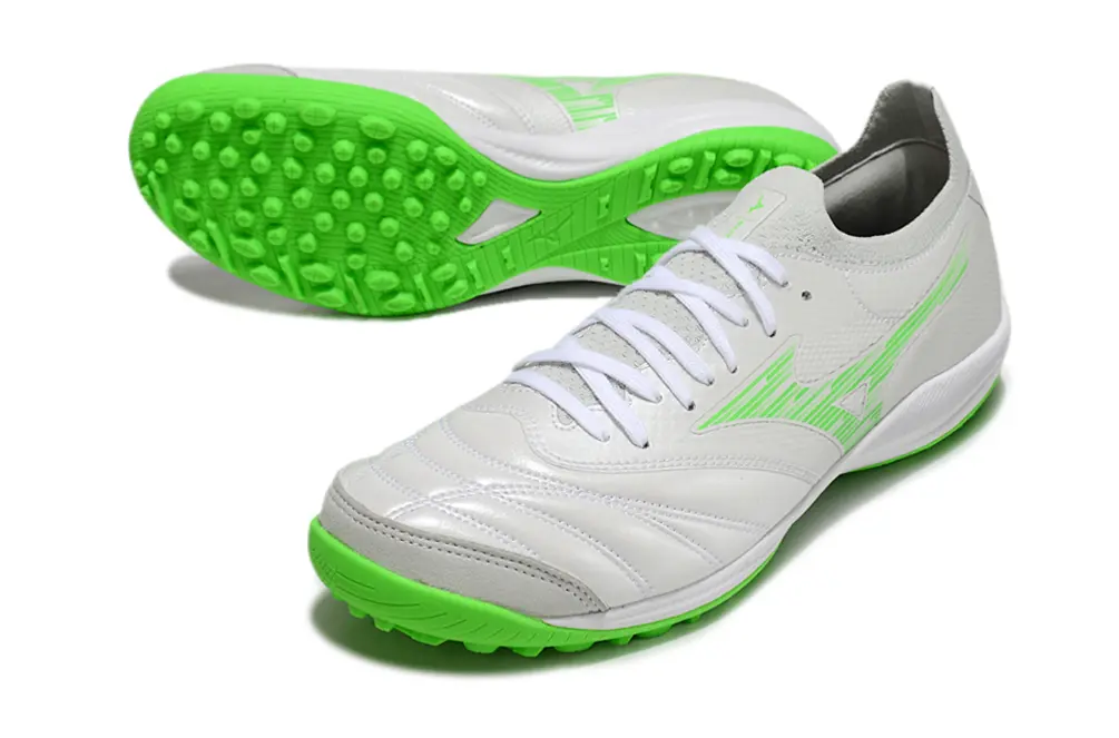 Mizuno Morelia Neo 3 Pro TF - White/Electric Green/Light Grey