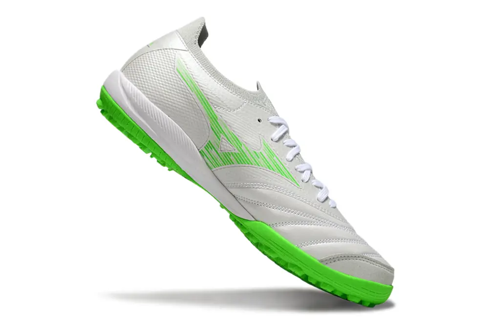 Mizuno Morelia Neo 3 Pro TF - White/Electric Green/Light Grey