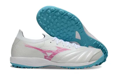 Mizuno Morelia Neo 3 Pro TF - White/Bubblegum Pink/Turquoise Blue