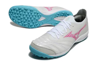 Mizuno Morelia Neo 3 Pro TF - White/Bubblegum Pink/Turquoise Blue