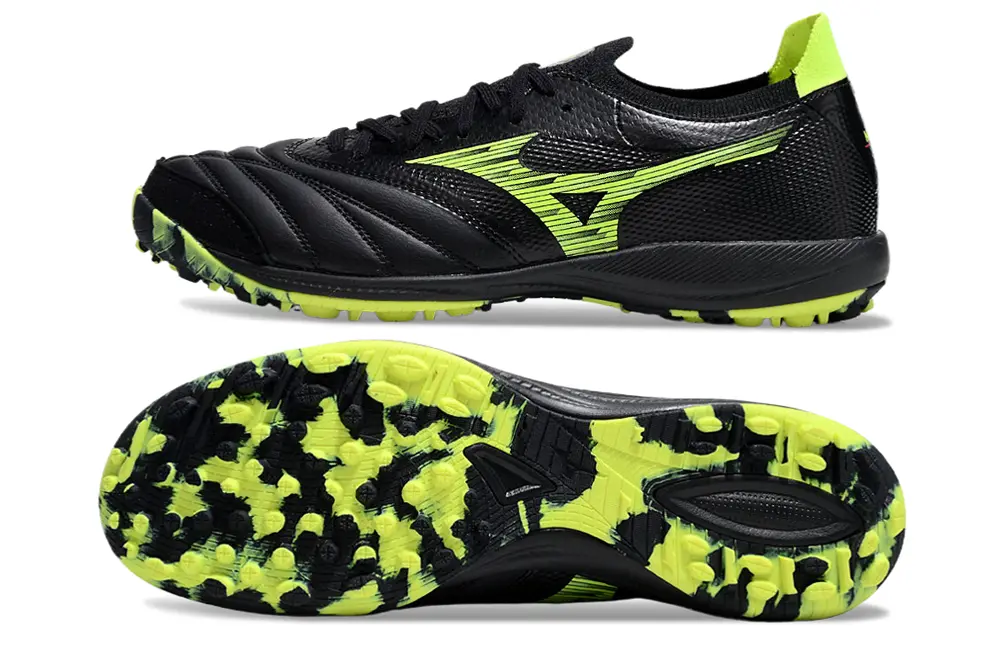 Mizuno Morelia Neo 3 Pro TF - Black/Neon Yellow/Sleek Black
