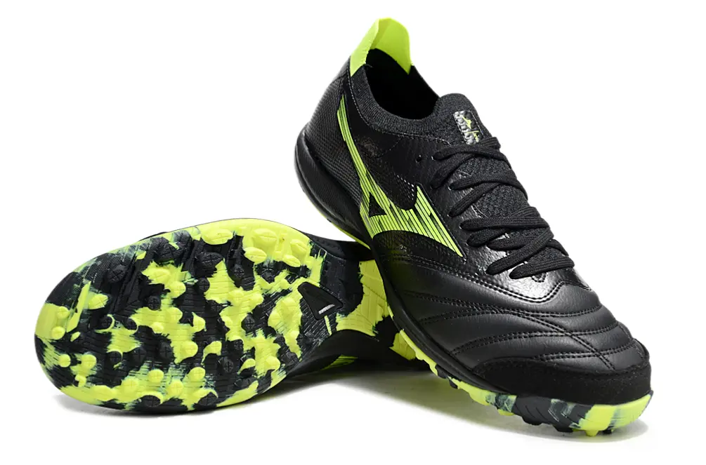 Mizuno Morelia Neo 3 Pro TF - Black/Neon Yellow/Sleek Black