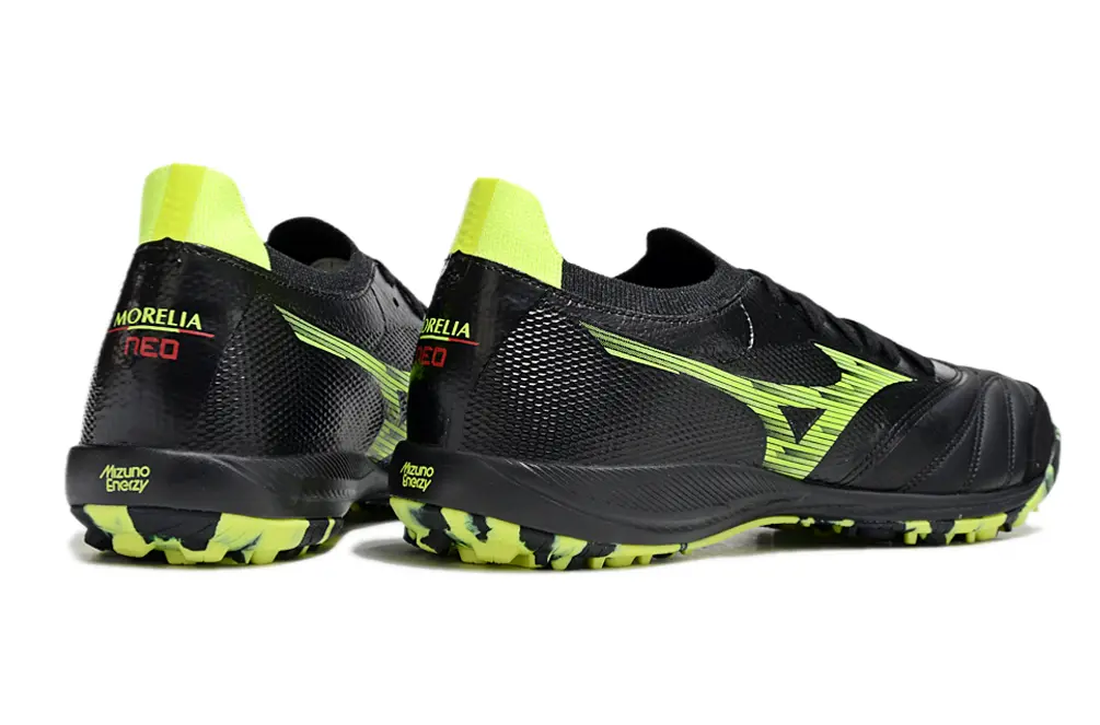 Mizuno Morelia Neo 3 Pro TF - Black/Neon Yellow/Sleek Black