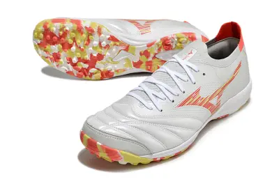 Mizuno Morelia Neo 3 Pro TF - White/Bright Yellow/Fiery Red