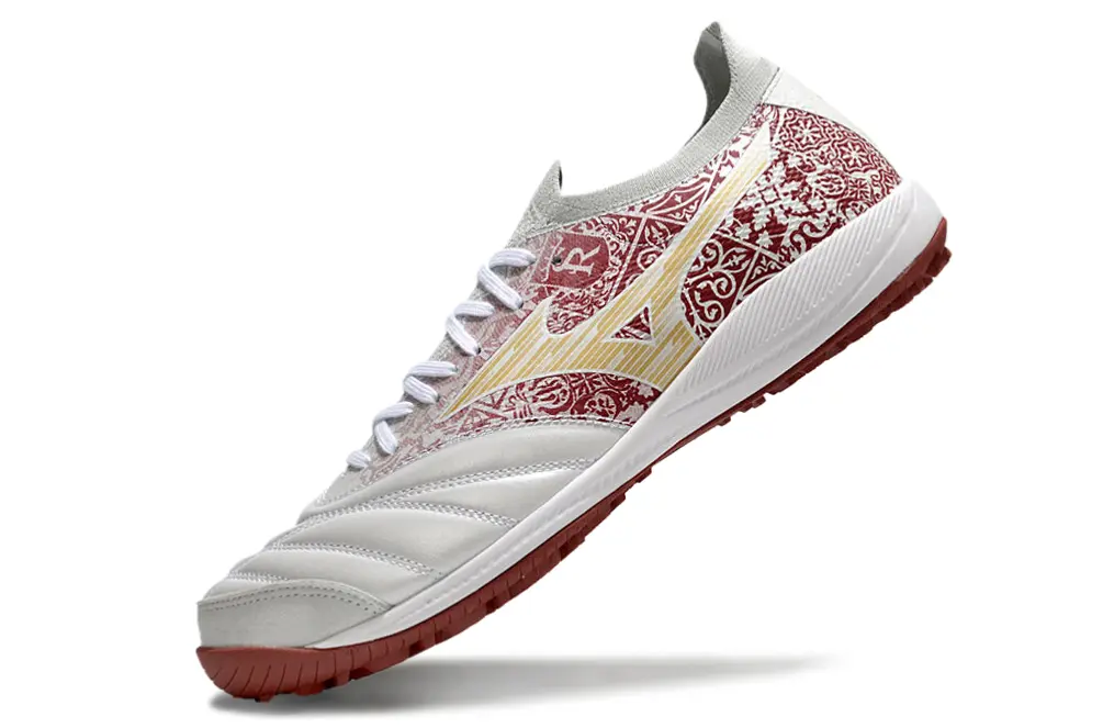 Mizuno Morelia Neo 3 Pro TF - White/Crimson Red/Golden Yellow