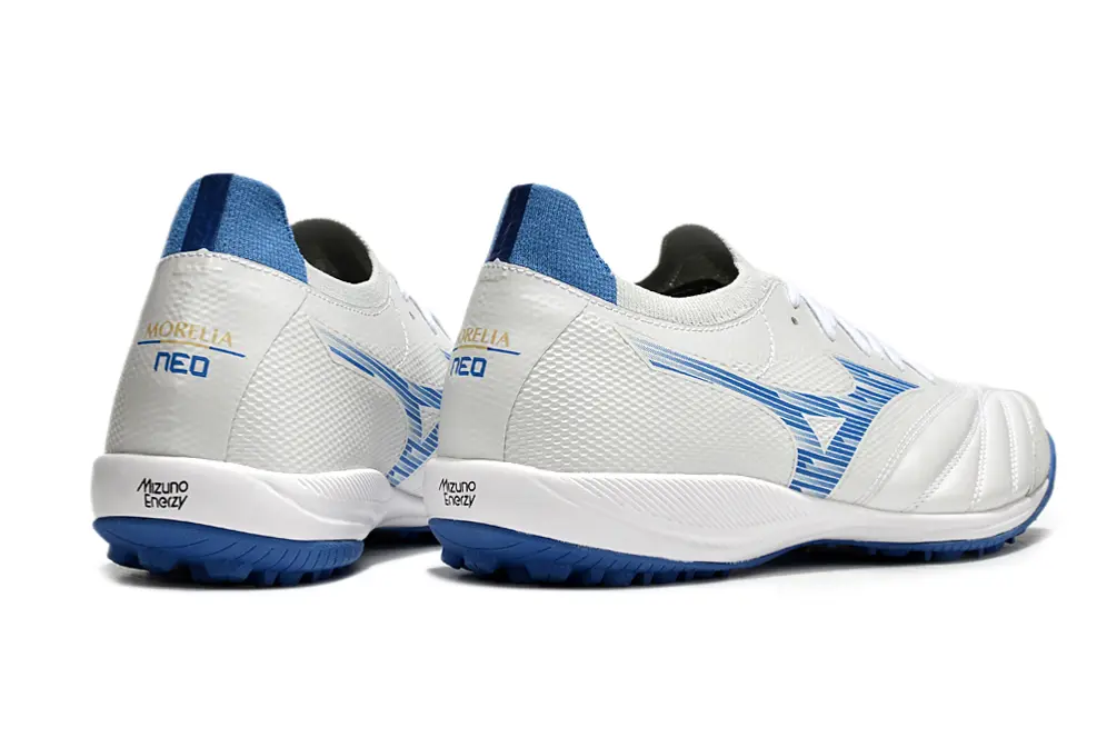 Mizuno Morelia Neo 3 Pro TF - White/Sky Blue/Steel Blue