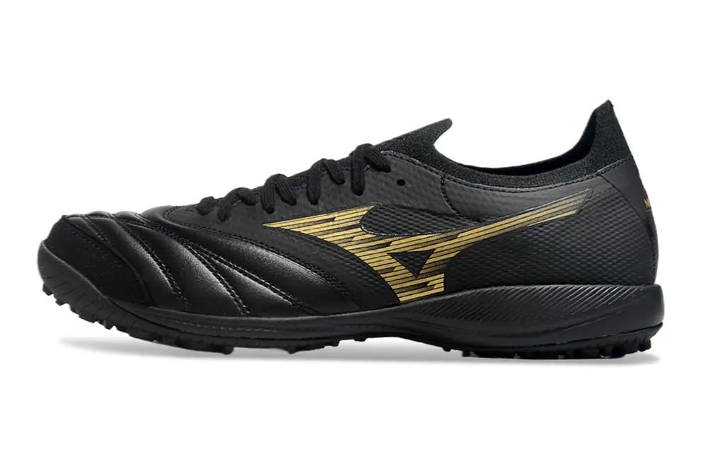 Mizuno Morelia Neo 3 Pro TF - Black/Metallic Gold/Deep Charcoal