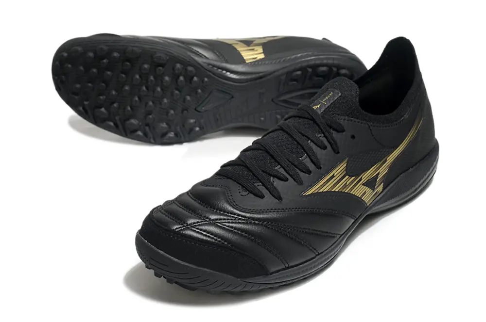 Mizuno Morelia Neo 3 Pro TF - Black/Metallic Gold/Deep Charcoal