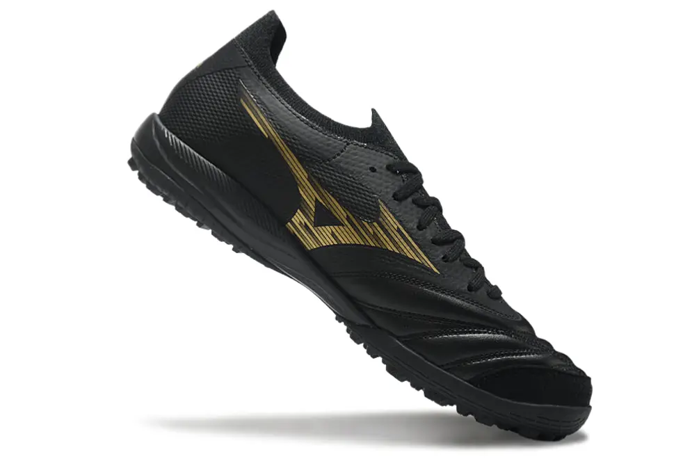 Mizuno Morelia Neo 3 Pro TF - Black/Metallic Gold/Deep Charcoal