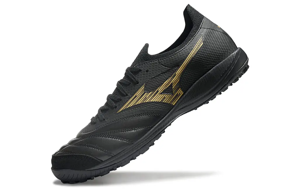 Mizuno Morelia Neo 3 Pro TF - Black/Metallic Gold/Deep Charcoal