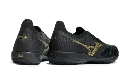 Mizuno Morelia Neo 3 Pro TF - Black/Metallic Gold/Deep Charcoal