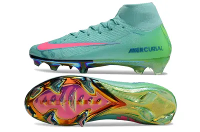 Nike Air Zoom Mercurial Superfly 10 Elite FG - Aqua/Teal Burst/Pink Accent