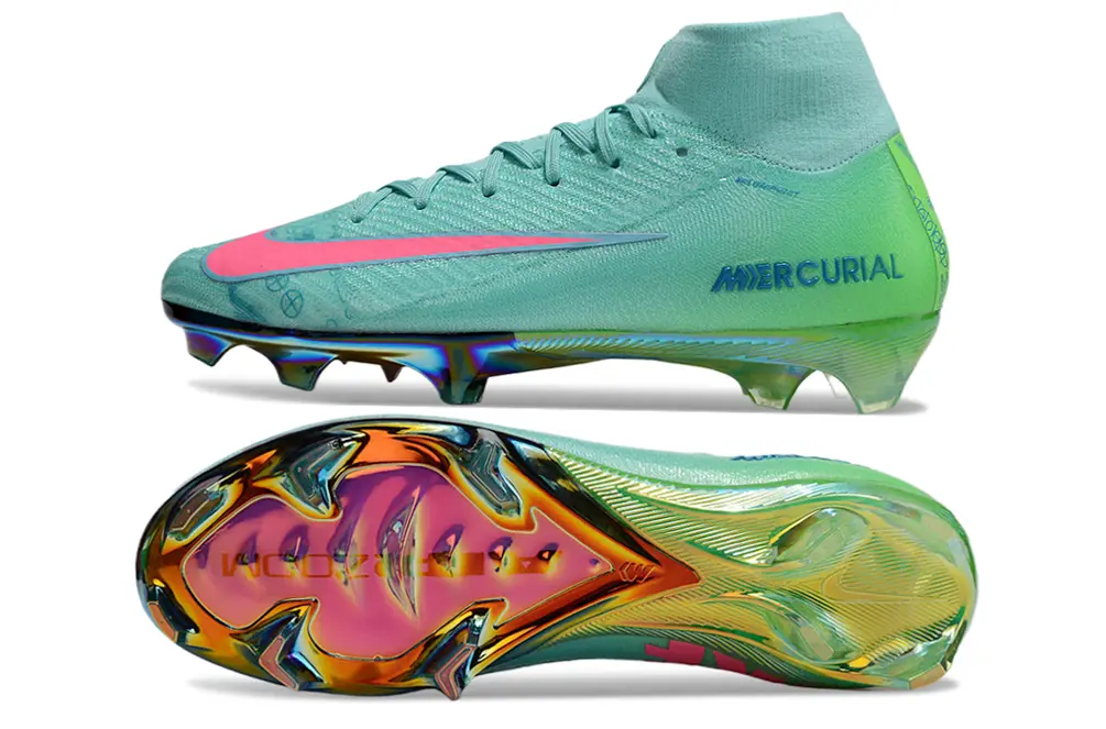 Nike Air Zoom Mercurial Superfly 10 Elite FG - Aqua/Teal Burst/Pink Accent