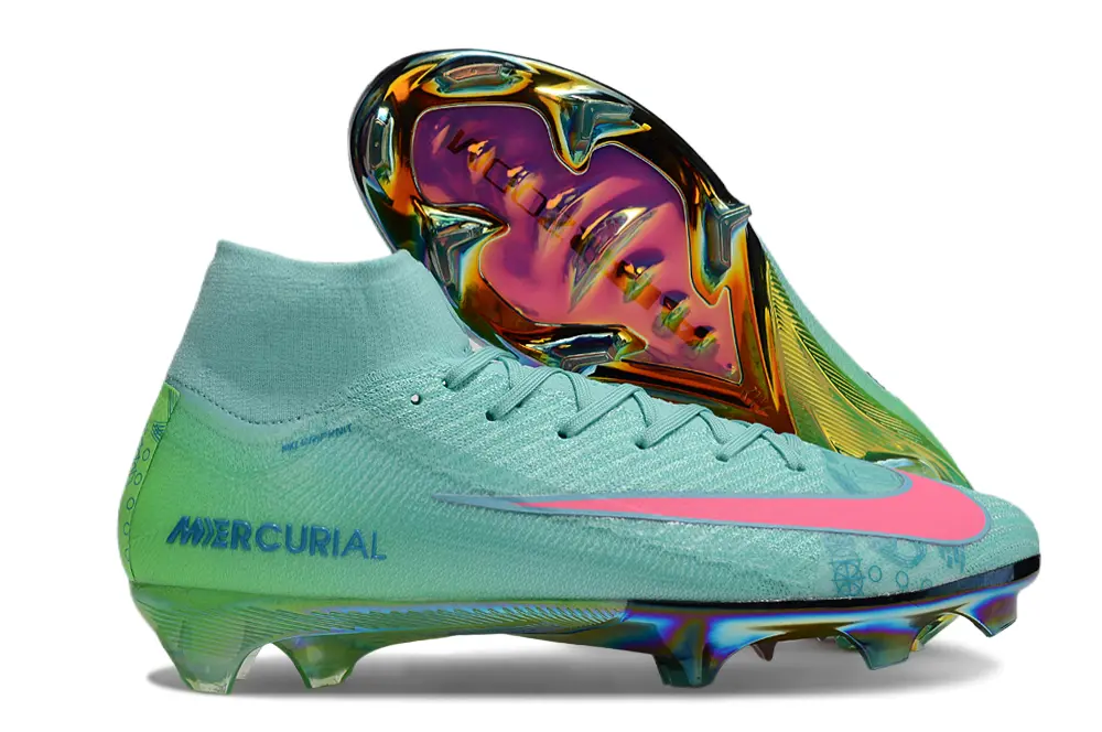 Nike Air Zoom Mercurial Superfly 10 Elite FG - Aqua/Teal Burst/Pink Accent