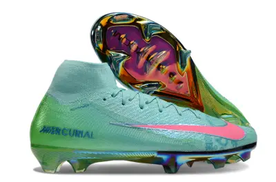 Nike Air Zoom Mercurial Superfly 10 Elite FG - Aqua/Vibrant Pink/Rainbow Iridescent