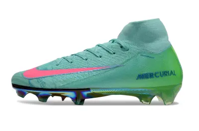 Nike Air Zoom Mercurial Superfly 10 Elite FG - Aqua/Vibrant Pink/Rainbow Iridescent