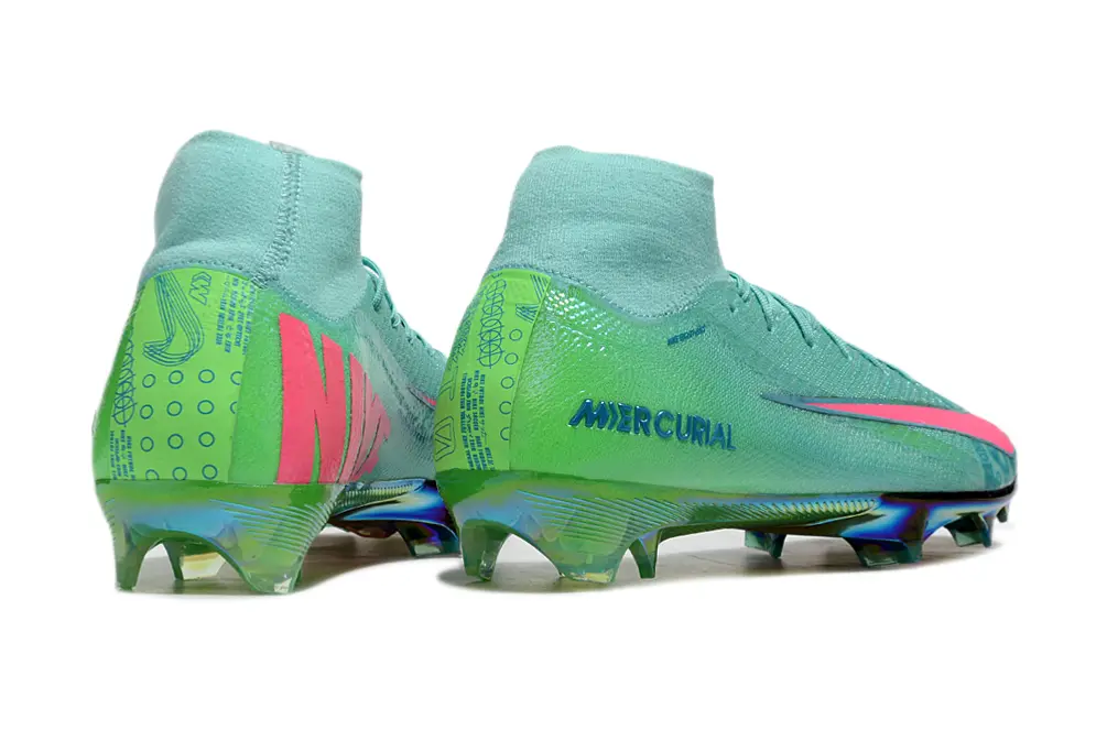 Nike Air Zoom Mercurial Superfly 10 Elite FG - Aqua/Vibrant Pink/Rainbow Iridescent