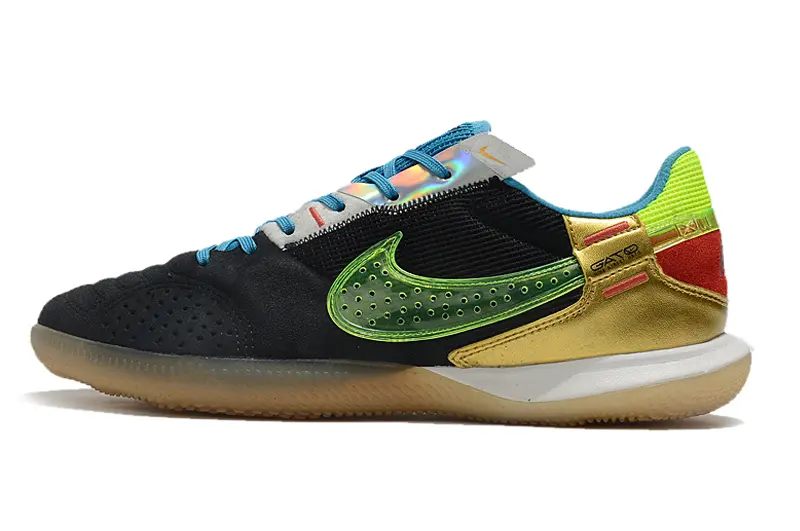 Nike Street Gato IC - Black/Electric Green/Metallic Gold