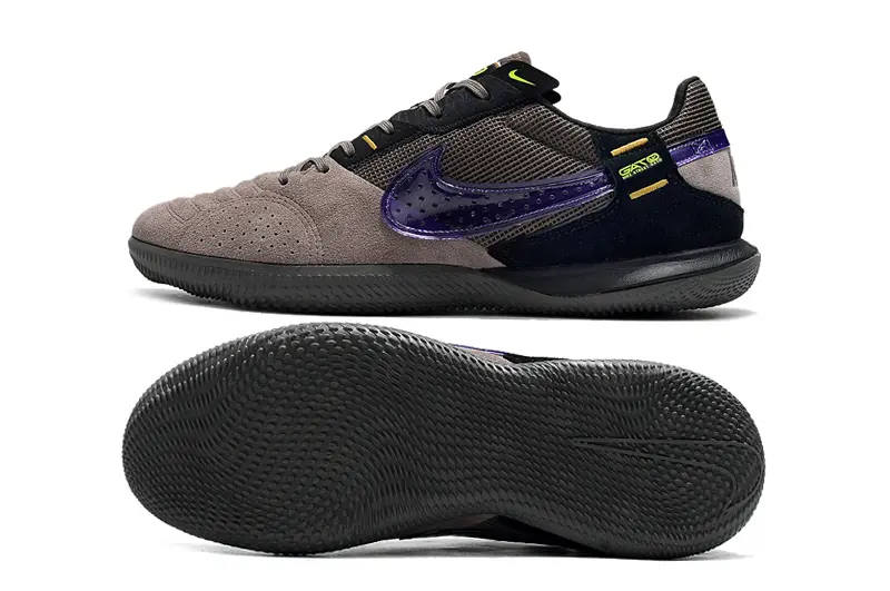 Nike Street Gato IC - Gray/Deep Purple/Electric Green