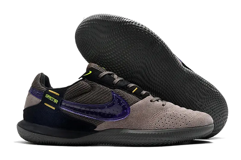 Nike Street Gato IC - Gray/Deep Purple/Electric Green
