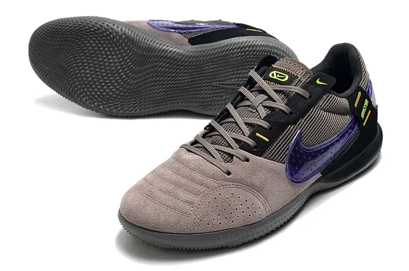 Nike Street Gato IC - Gray/Deep Purple/Electric Green