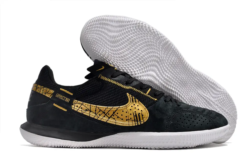 Nike Street Gato IC - Black/Gold Accents/White Sole
