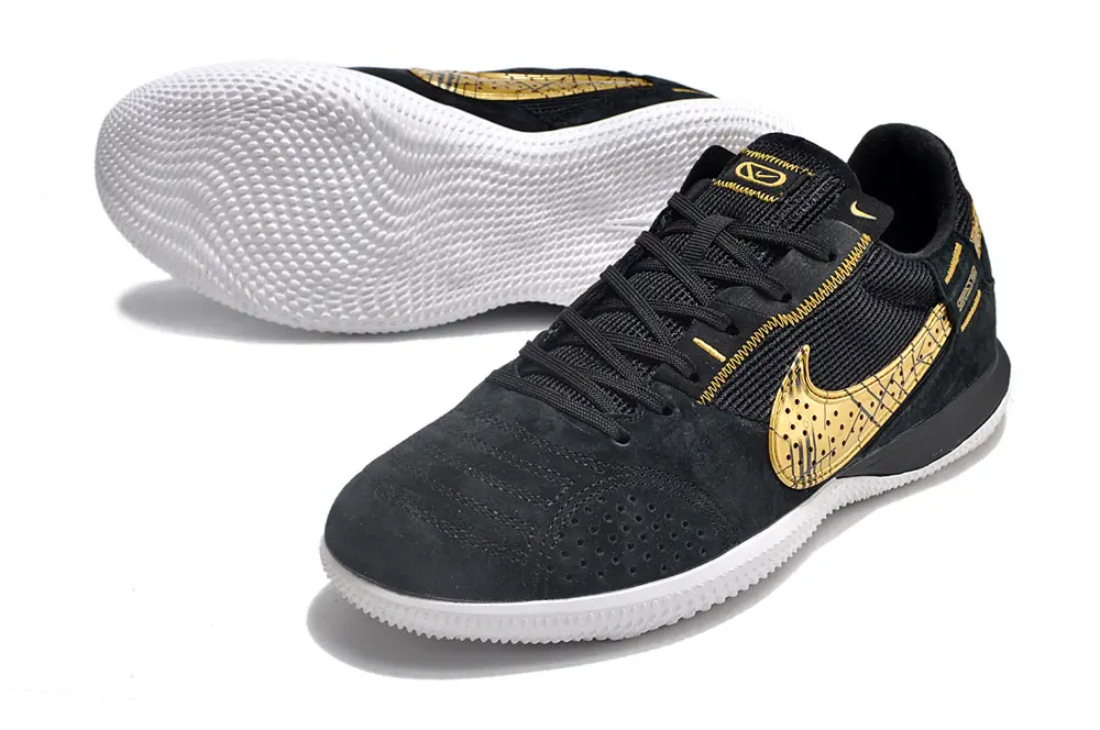 Nike Street Gato IC - Black/Gold Accents/White Sole