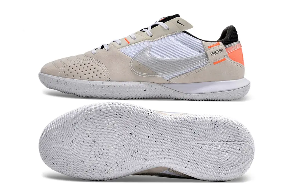 Nike Street Gato IC - Tan/Light Gray/Neon Orange