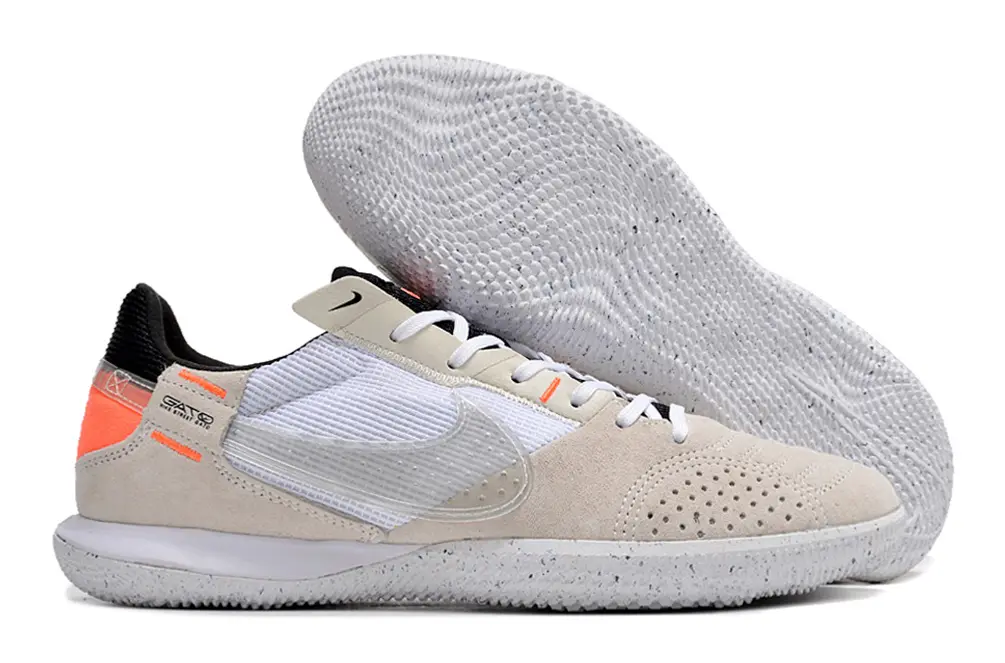 Nike Street Gato IC - Tan/Light Gray/Neon Orange